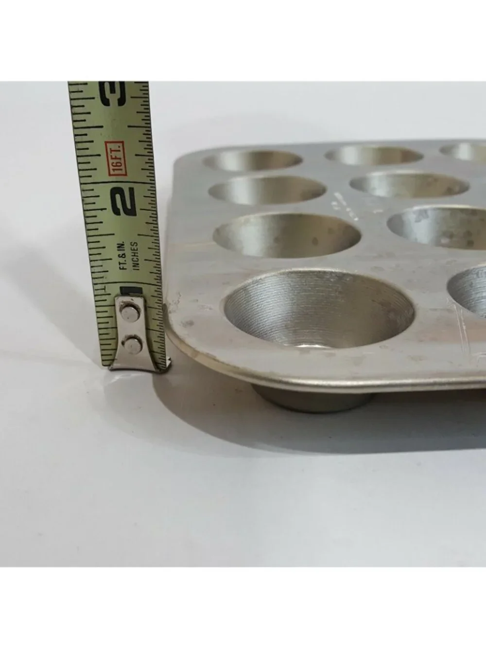 Set 4 Vint Aluminum 12 Mini Muffin Cupcake Baking Pans Foley Pastry Dessert